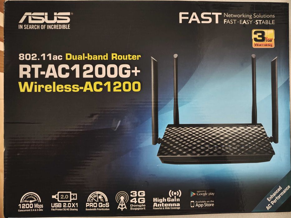 Router ASUS RT-AC1200 Access Point, V2 802.11ac (Wi-Fi 5) - używany