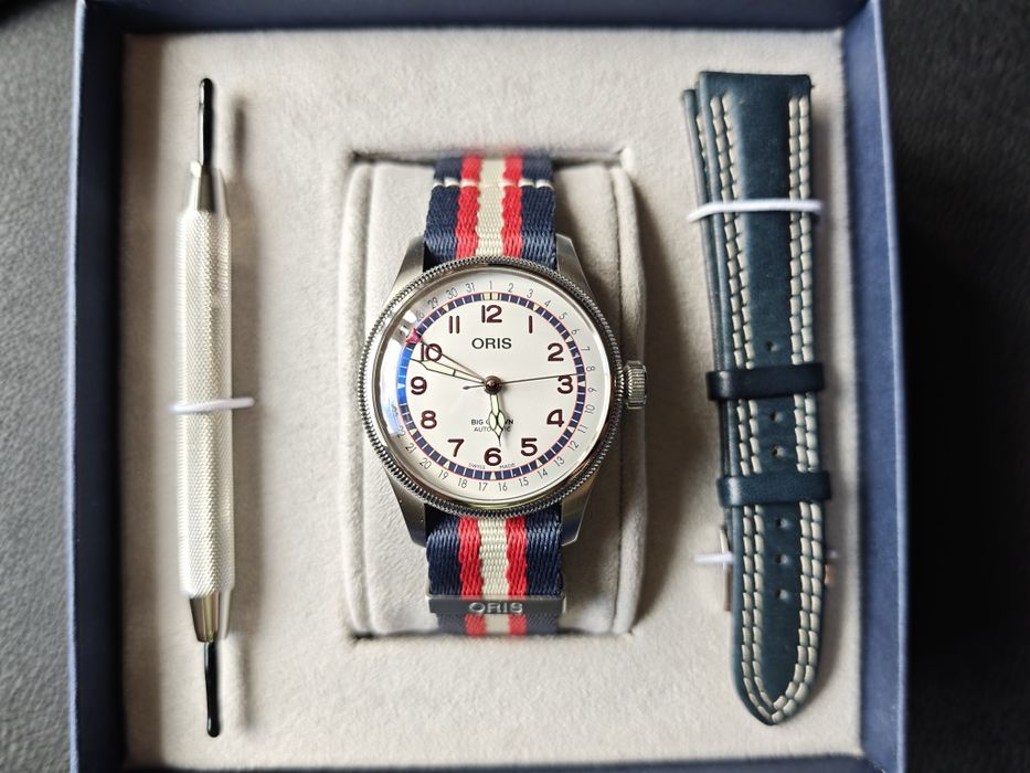Oris Big Crown Pointer Date Hank Aaron jak nowy