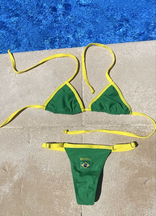 Biquini  Brasil bordado
