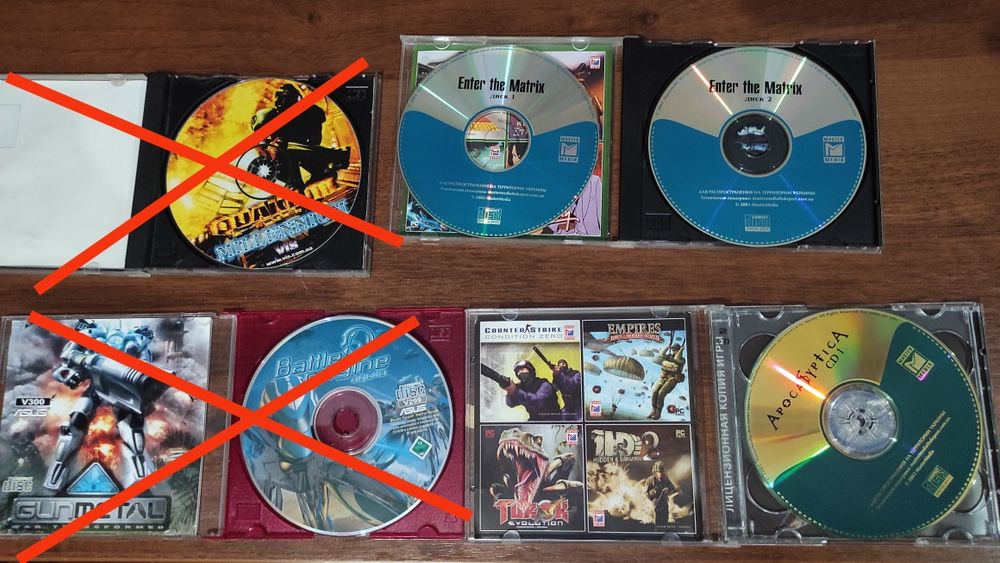 CD диски з іграми
