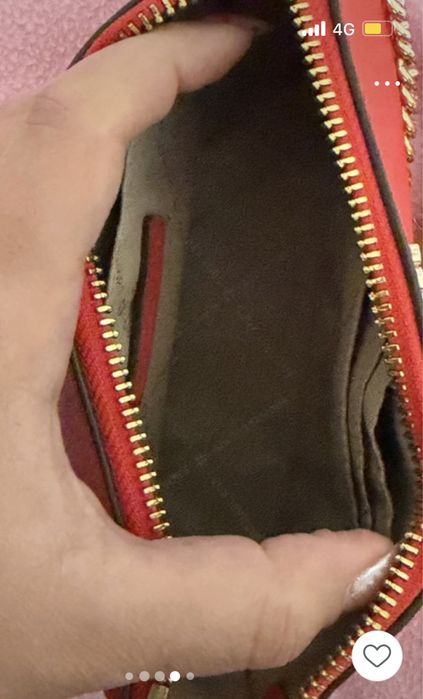 Mala michael kors coral