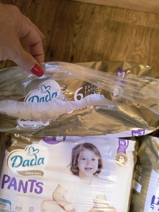 Pieluchy pieluchomajtki Dada 6 extra care 3 paczki 16+ kg