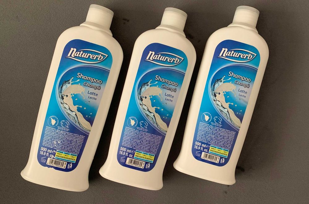 3 włoskie szampony Naturerb 500 ml