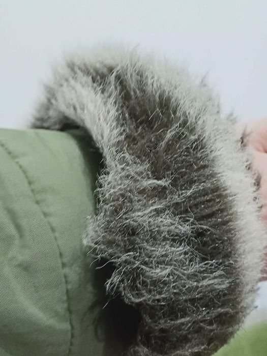 Куртка на штучному хутрі М з підстьожкою