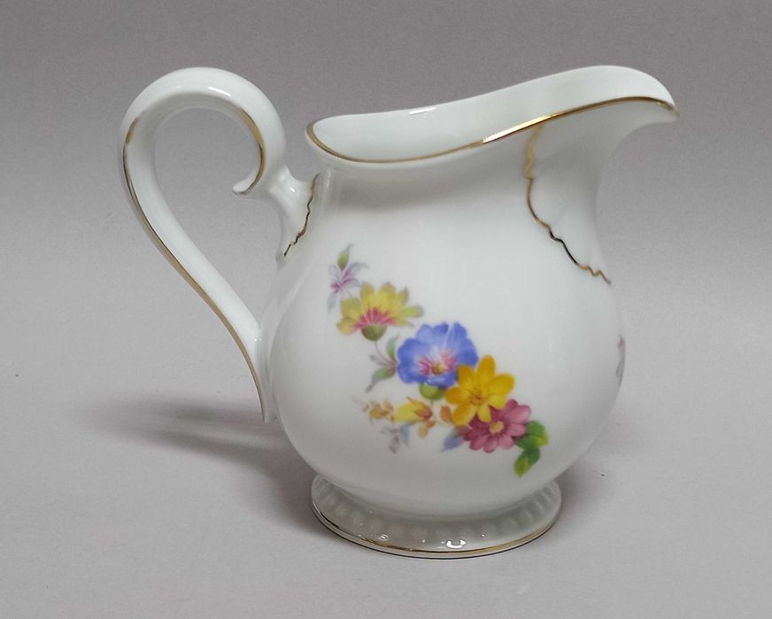 Garnitur do kawy, dzbanek, cukiernica i mlecznik, Rosenthal Perlrand