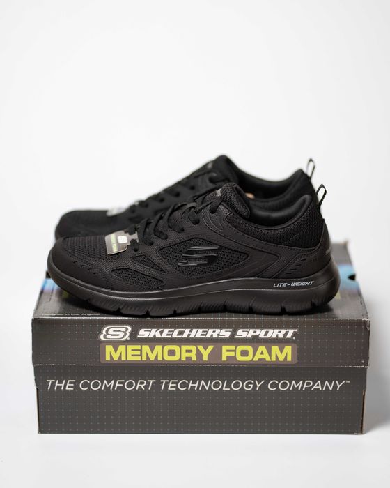 Кросівки чоловічі Skechers Summits-South Rim 52812-BBK Black чорні Оригінал 39-48.5 розміри