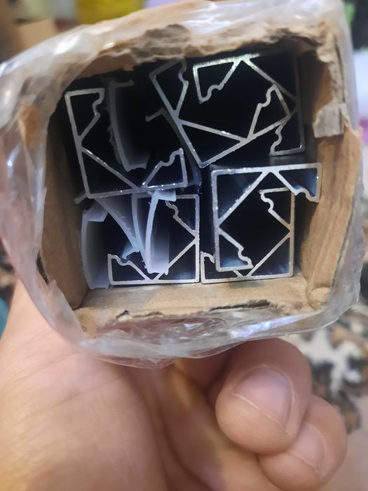 Комплект профіль+кришка для LED стрічки кутовий алюмінієвий LPU17