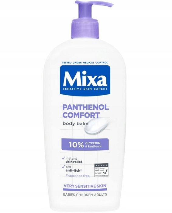 kojący balsam do ciała mixa panthenol comfort 250 ml