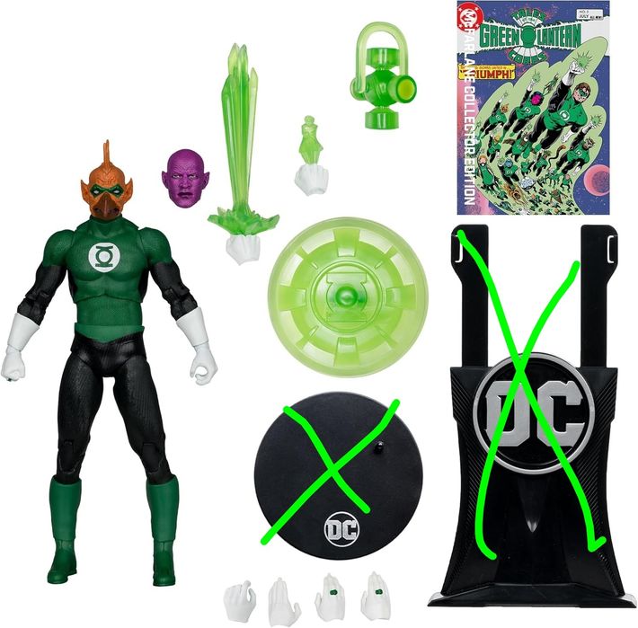Tomar Re Abin Sur Томар Ре Абін Сур Зелені ліхтарі green lanterns corps McFarlane DC Multiverse