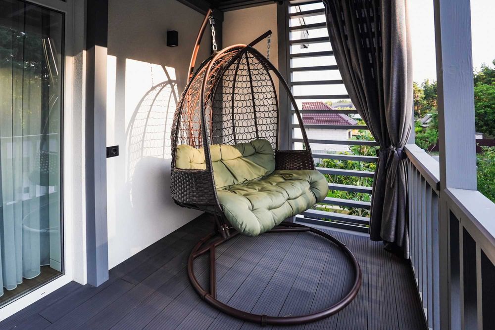 Подобова оренда будинків у лісі з чаном та лазнею, приватна територія