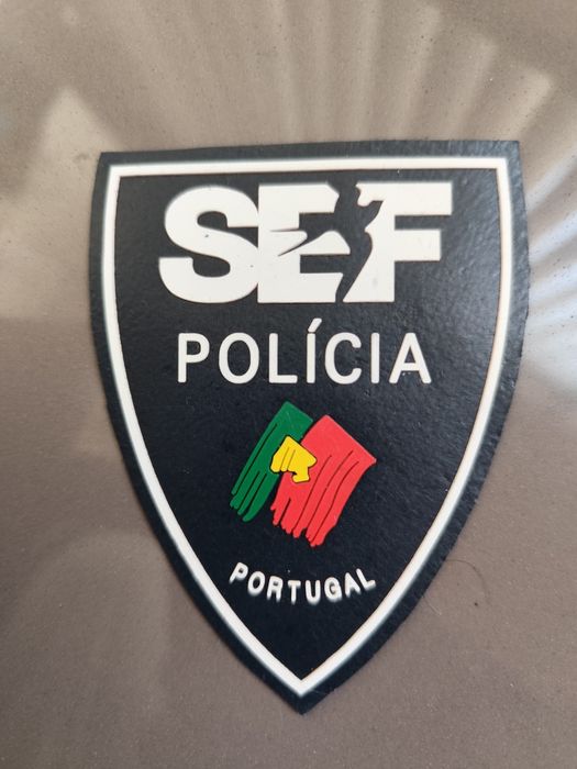 Patch de braço do extinto SEF Serviço de Estrangeiros e Fronteiras.