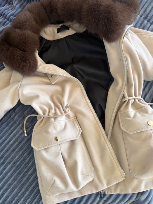 Куртка ( кашемір ) + песець