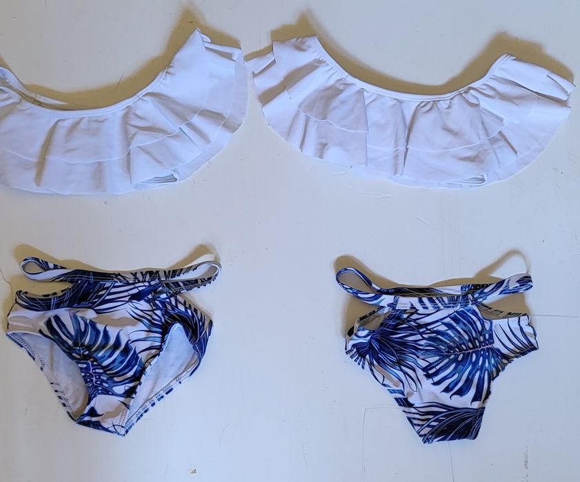 Biquíni mãe + filhas 12/18meses