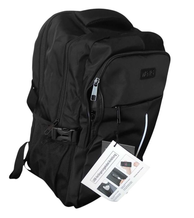 Plecak podróżny 50L na laptopa 17,3" TSA USB wodoodporny