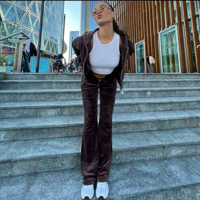 Костюм juicy couture велюр велюровый спортивный комплект