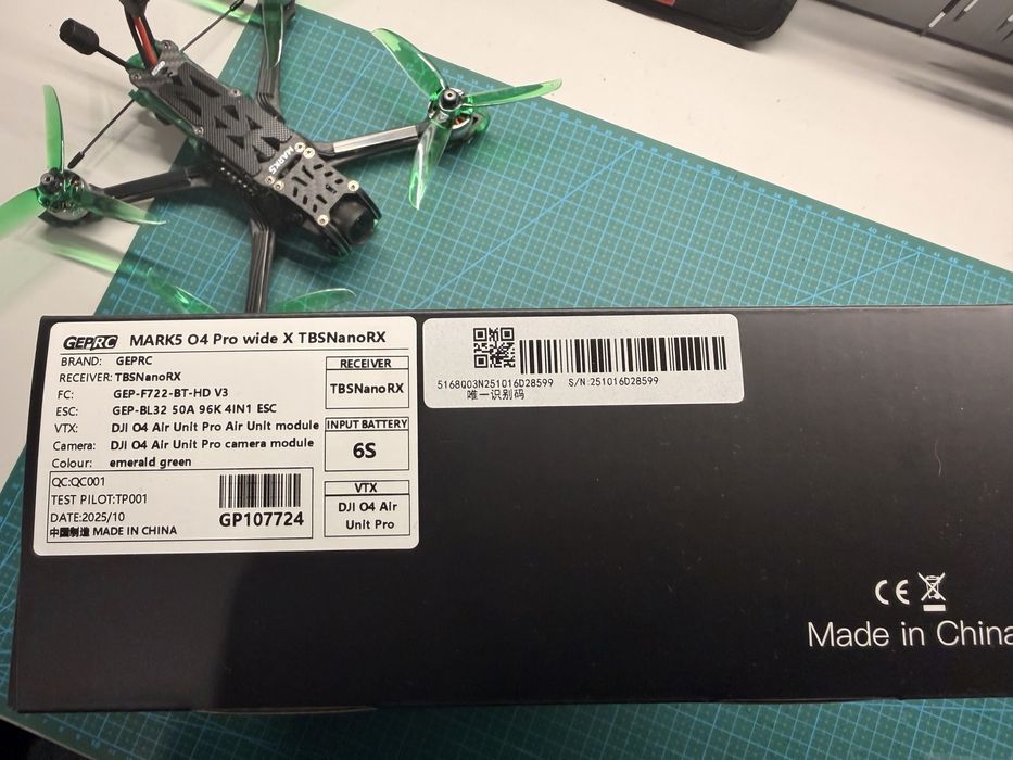 Geprc MARK5 O4 Pro wide X TBSNanoRX Fpv
