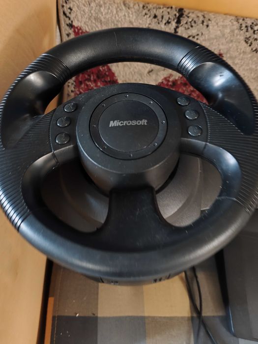 Microsoft SideWinder Force Feedback Volante E Pedais