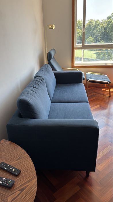 Sofá KINDA HOME+ Cadeirão / Poltrona com repousa-pés IKEA POANG Negociavel