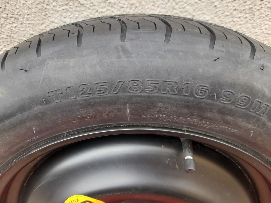 Roda  suplente Ford Volvo 16 5x108 pneu fino de emergência Focus V40