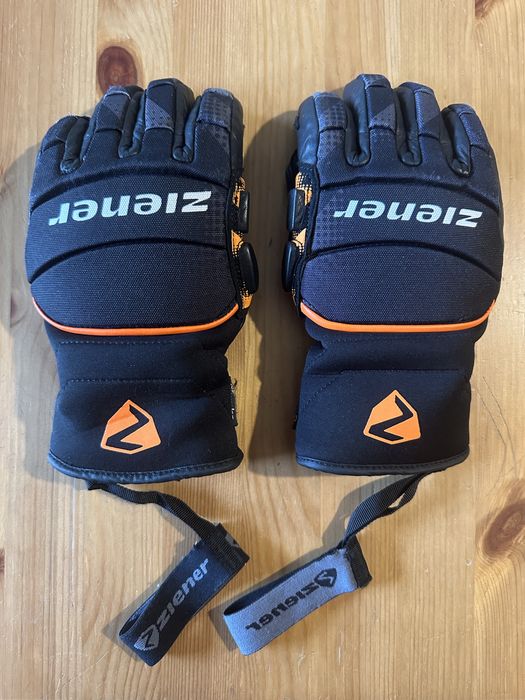 Rękawice narciarskie dziecięce ZIENER Ladir As Aw czarne 211208