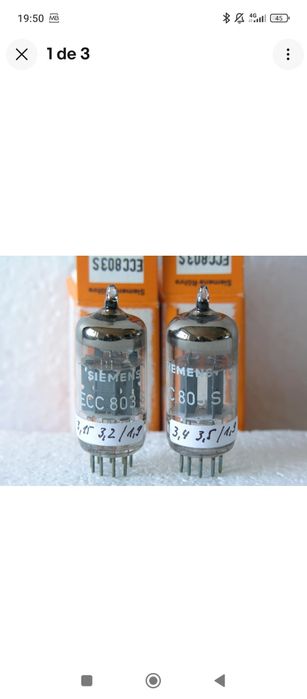 Siemens ECC803S. 12ax7, ecc83
