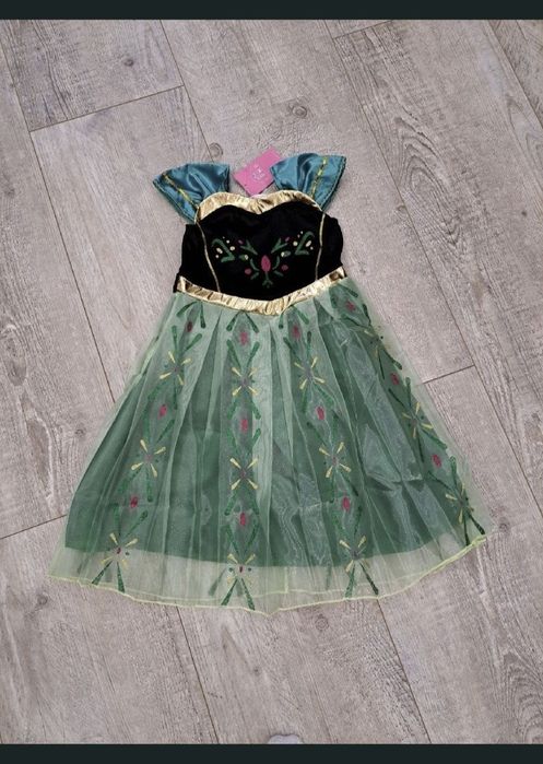 Rozm 92/98 (100)-Sukienka Anny, Kraina Lodu - przebranie, strój