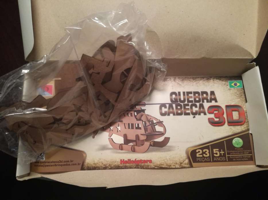 Puzzle 3D Helicóptero