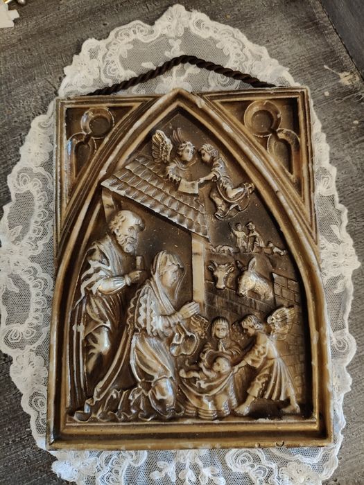 Obraz rzeźbiony w wosku, Szopka Betlejemska