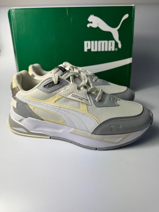 Nowe sneakersy sportowe PUMA Mirage Sport Hacked białe szare 41