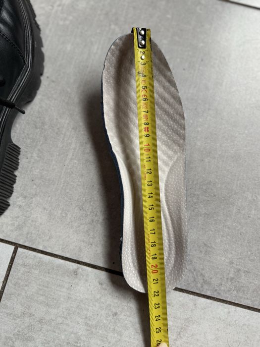 Туфлі дівчачі на грубій підошві 22 см устілка