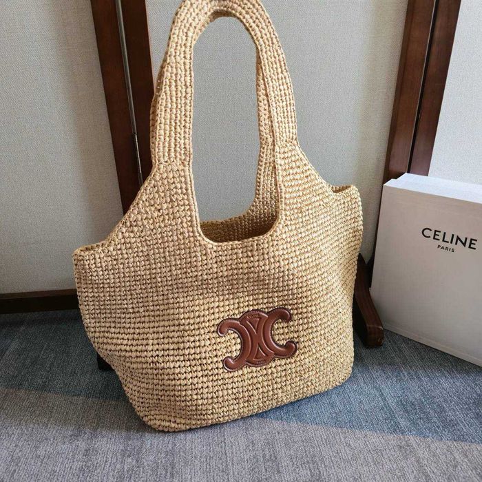 Pleciona torebka Celine classic panier cabas