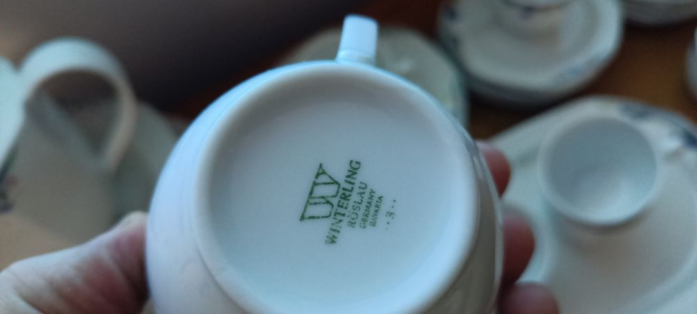 Piękny zestaw" Winterling" sniadaniowo-obiadowy