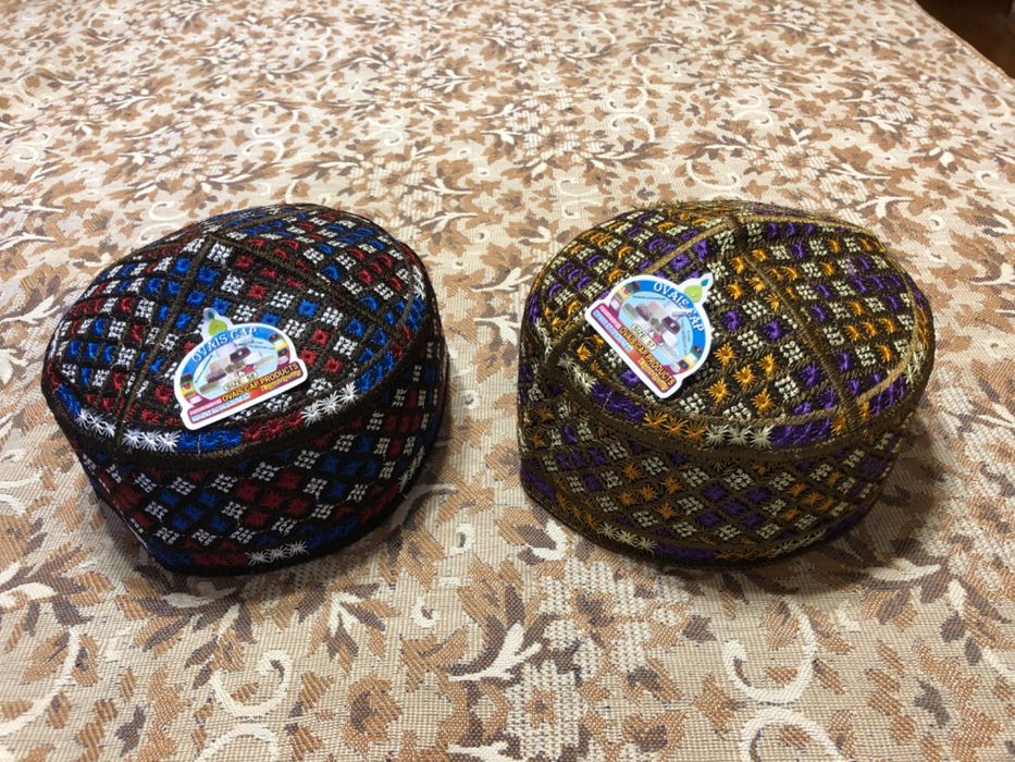 тюбетейка шапка для хаджу Peci ovais motif