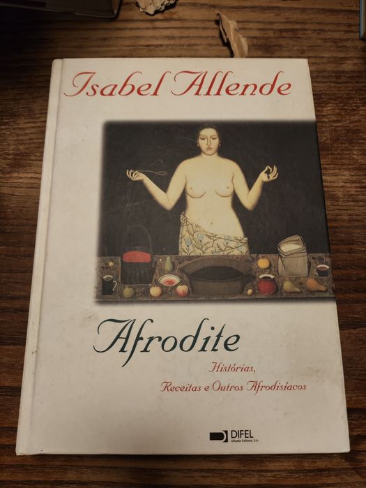 Livro capa dura Afrodite isabel allende