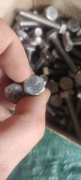 Parafusos sextavados inox