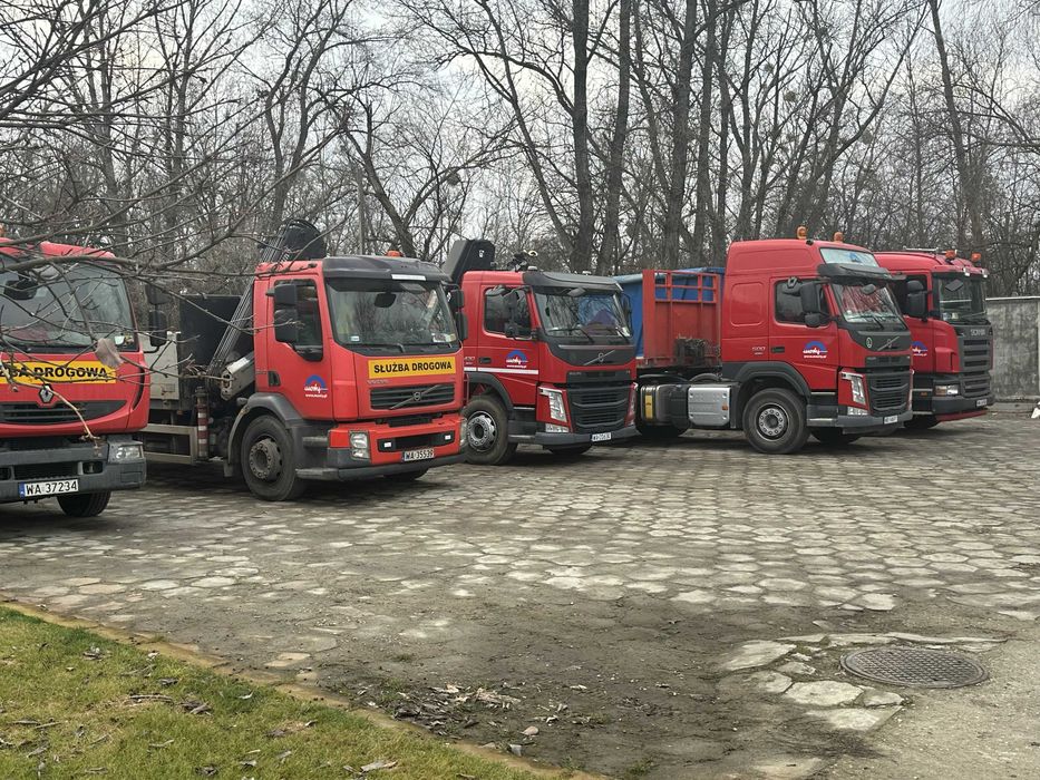 Usługi transportowe HDS, platforma, niskopodwozie, wywrotka, Warszawa