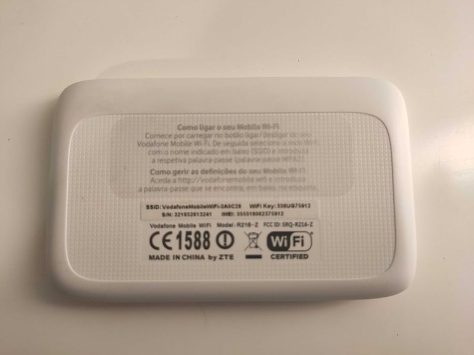 Hotspot Router 4G Vodafone para Internet móvel