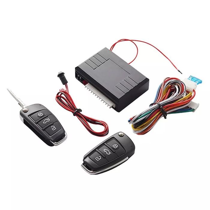 Kit fecho de comando carro universal com/sem chave retractil (NOVO)