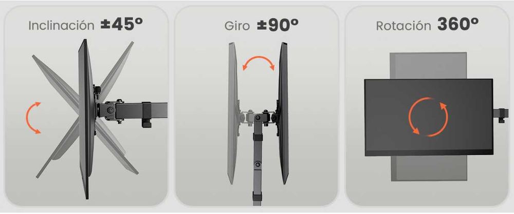 Suporte Duplo para monitor 13-32” Polegadas