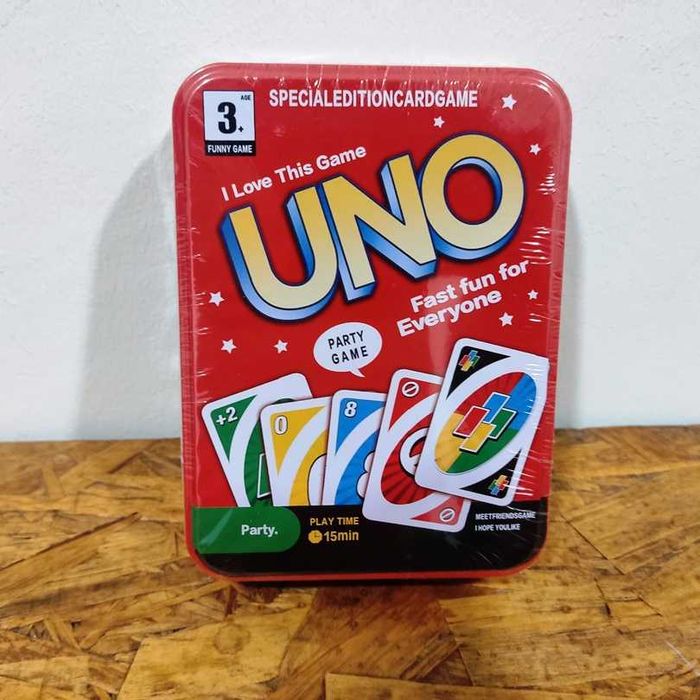 Cartas Uno Edição Especial em caixa metálica Novos em caixa