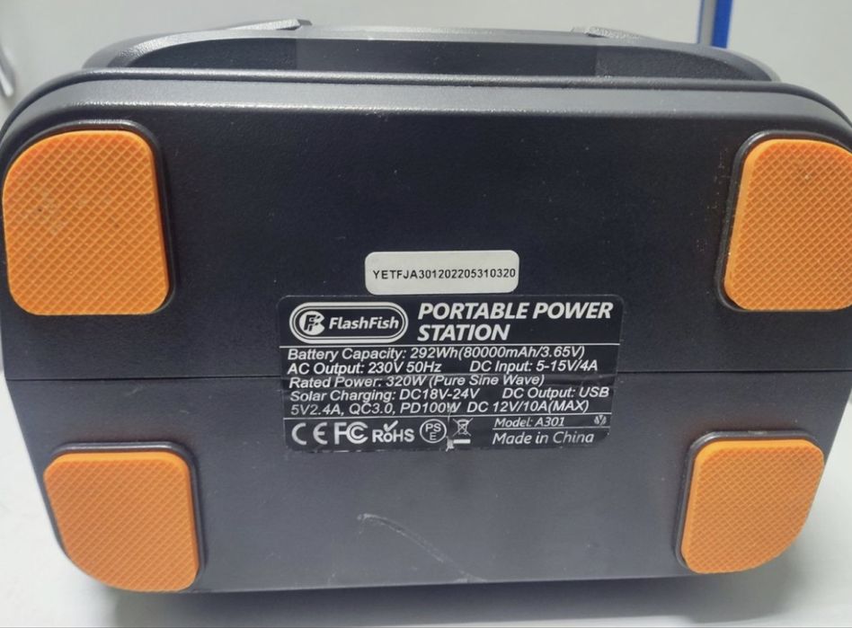 Зарядна станція Flashfish A301 / 600W/ Li-ion