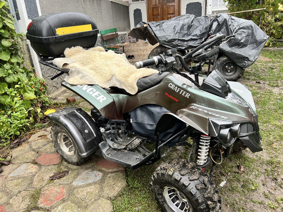 Крутейший Emobili Crafter ranger электро квадроцикл 2.5 квт