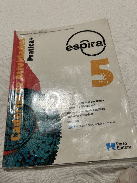 Manuais e cadernos exercicios 5 ano