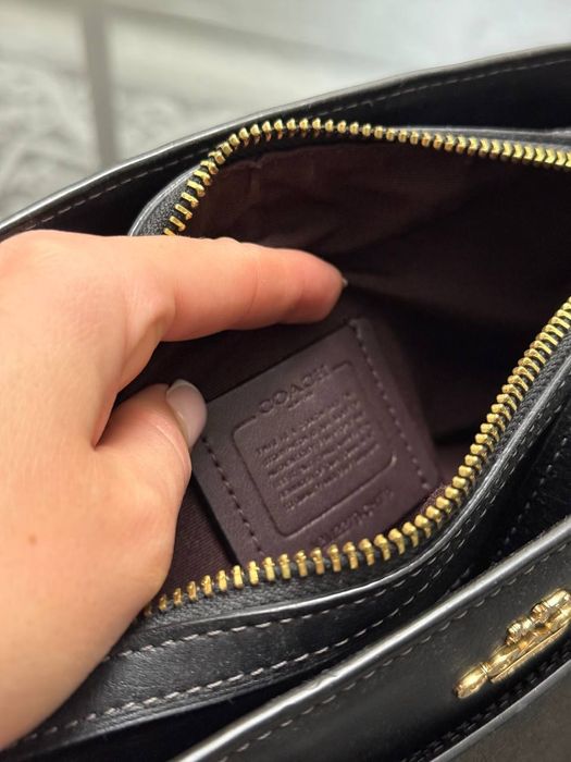 Шкiряна сумка coach дуже красива
