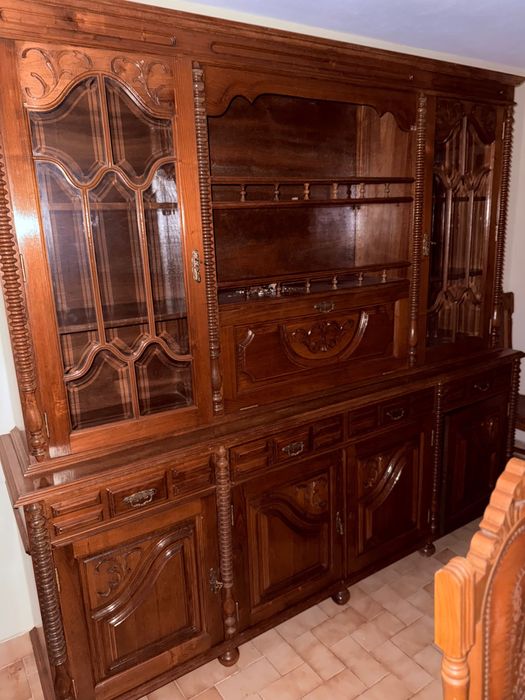 Mobília de sala em madeira Rústica