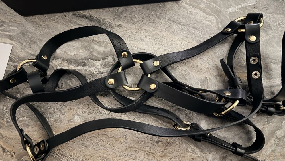 Портупея , кожаный бюстик, ограничители MarieMur