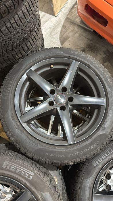 Jantes 17" Ronal 5x108 (furacão Alfa, Fiat, etc) com pneus 225/50 R17