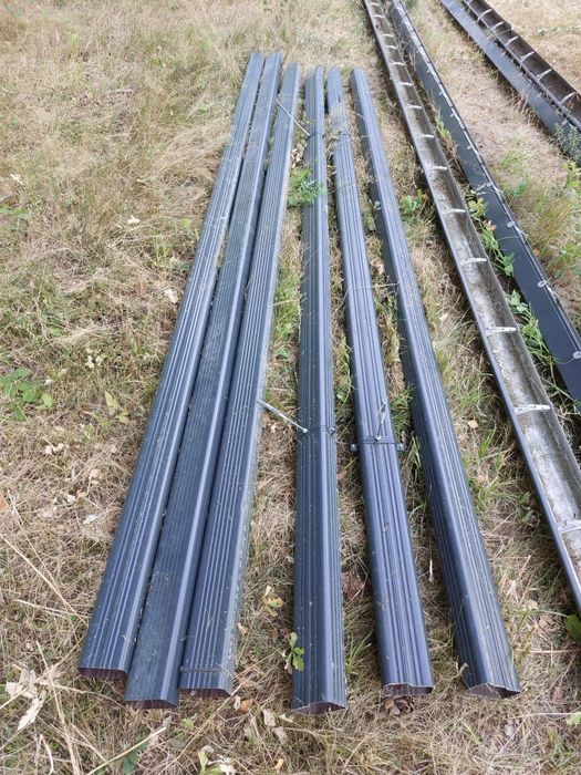 Metalowe rynny w idealnym stanie