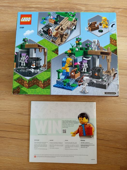 Klocki LEGO Minecraft Loch szkieletów 21189