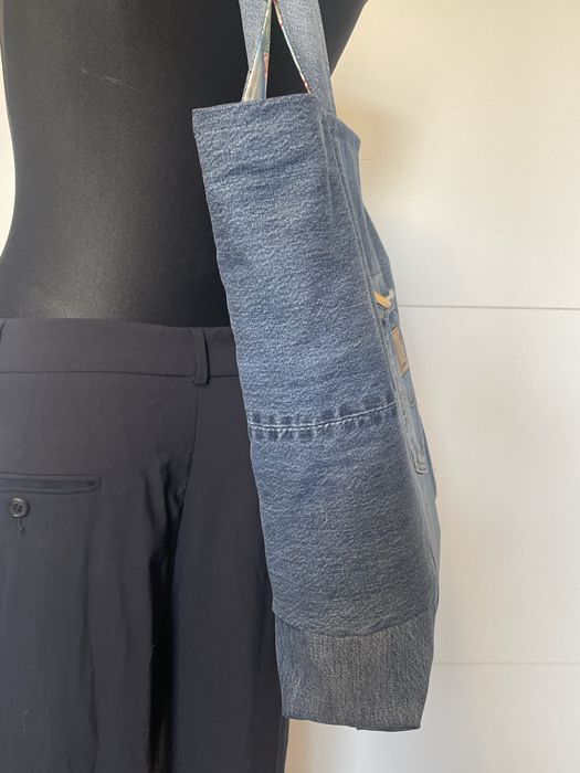 Torba shopper totebag jeans recykling